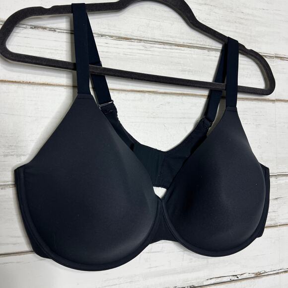 SKIMS Fits Everybody Underwire T-Shirt Bra Onyx Size 42 D - Picture 1 of 7